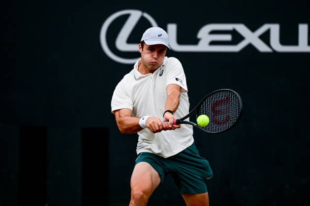 Tennis Lexus Birmingham Open WTA125 ATP, Tennis Herren Challenger Arthur Fery of Great Britain returns during the Lexus Birmingham Open WTA125 ATP Challenger tennis at Edgbaston Priory Club, Birmingham, UK on 7 June 2026. Birmingham Edgbaston Priory Club West Midlands UK Editorial use only , Copyright: xDennisxGoodwinx PSI-24321-0026