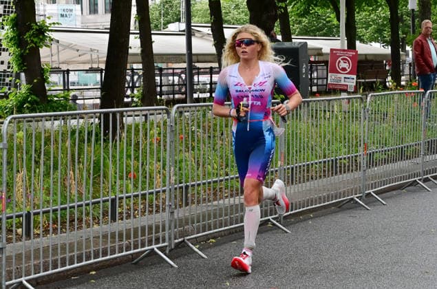 GER; Ironman Hamburg 07.06.2026, GER; Ironman Hamburg, Elite Frauen im Bild Marjolaine PierrÃ (FRA) an der Binnenalster