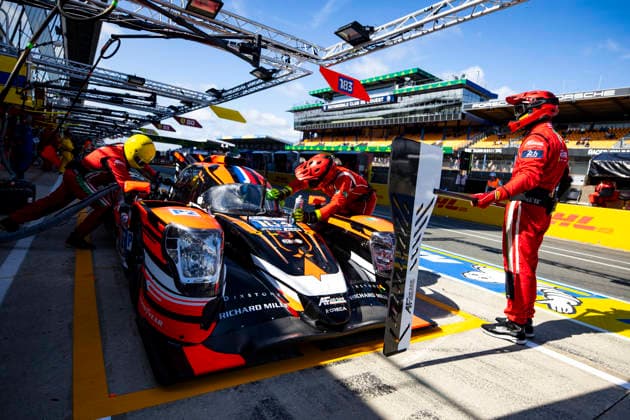 24 HEURES DU MANS 2026 - TEST DAY 183 PERRODO Francois (fra), VAXIVIERE Matthieu (fra), BARNICOAT Ben (gbr), AF Corse, Oreca 07 Gibson 183, LMP2 Pro-AM, ambiance during the Test Day of the 24 Hours of Le Mans 2026, 3rd round of the 2026 FIA World Endurance Championship, on June 7, 2026 on the Circuit des 24 Heures du Mans in Le Mans, France - Le MansFrance  Copyright: xJULIENxDELFOSSEx