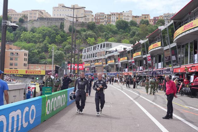 07.06.2026, Circuit de Monaco, Monte Carlo, Formel 1 Louis Vuitton Grand Prix Monaco 2026 ,im Bild Safety Car Fahrer Berns Mayländer (R) (Photo by Hasan Bratic DeFodi Images) -