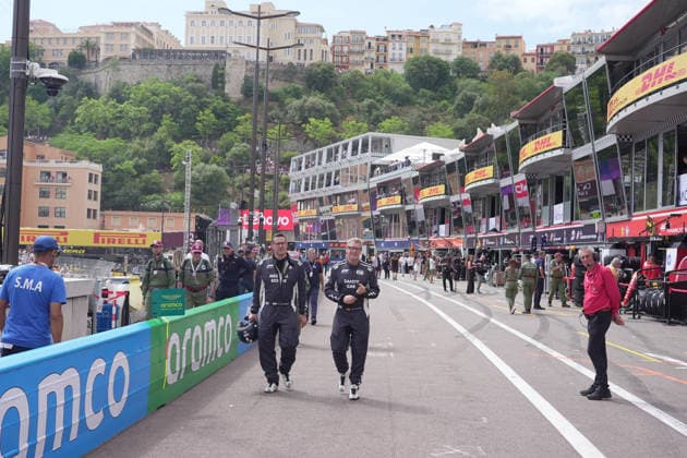 07.06.2026, Circuit de Monaco, Monte Carlo, Formel 1 Louis Vuitton Grand Prix Monaco 2026 ,im Bild Safety Car Fahrer Berns Mayländer (R) (Photo by Hasan Bratic DeFodi Images) -