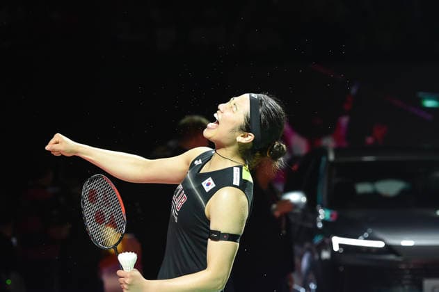 (260607) -- JAKARTA, June 7, 2026 -- An Se Young celebrates after winning the women s singles final match between An Se Young of South Korea and Yamaguchi Akane of Japan at the Indonesia Open 2026 badminton tournament in Jakarta, Indonesia, June 7, 2026. ) (SP)INDONESIA-JAKARTA-BADMINTON-INDONESIA OPEN-WOMEN S SINGLES-FINAL VerixSanovri 