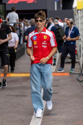 RECORD DATE NOT STATED 7th June 2026: Circuit de Monaco, Monaco: Formula One Monaco Grand Prix, Race Day; Charles Leclerc s brother Arthur arrives for the Grand Prix TimxWilliams