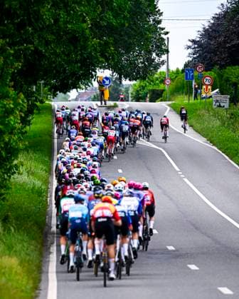 Brussels Cycling Classic 2026 Cycling Race BRUSSEL, BELGIUM - JUNE 07 : Illustration picture of the peloton during the 106th edition of Brussels Cycling Classic an UCI ProSeries 1.Pro one day cycling road race for Men Elite of 206.3 km with start in Brussel and finish in Brussel on June 7, 2026 in Brussel, Belgium, 07 06 2026 ( Motordriver Stephan Boone - Brussel Belgium  Copyright: xTomasxSiskx