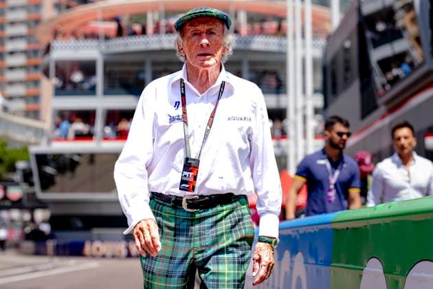 MONACO - Former driver Jackie Stewart during the Formula 1 Monaco Grand Prix on the Monaco Street Circuit on June 6, 2026 in Monaco, Monaco. (Photo by DeFodi Images) -