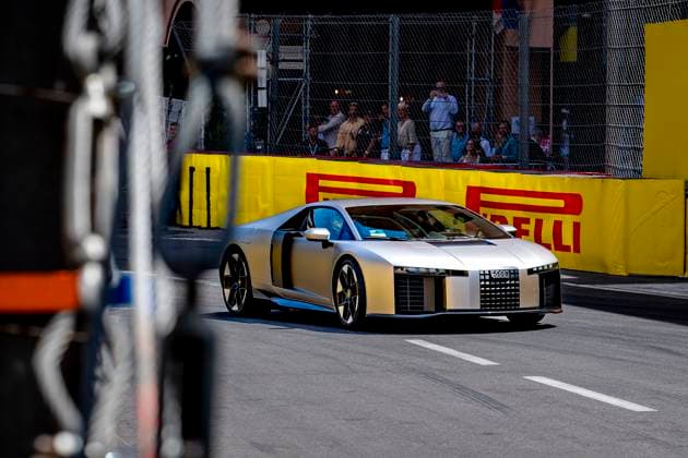 MONACO - The new Audi during the Formula 1 Monaco Grand Prix on the Monaco Street Circuit on June 6, 2026 in Monaco, Monaco. (Photo by DeFodi Images) -