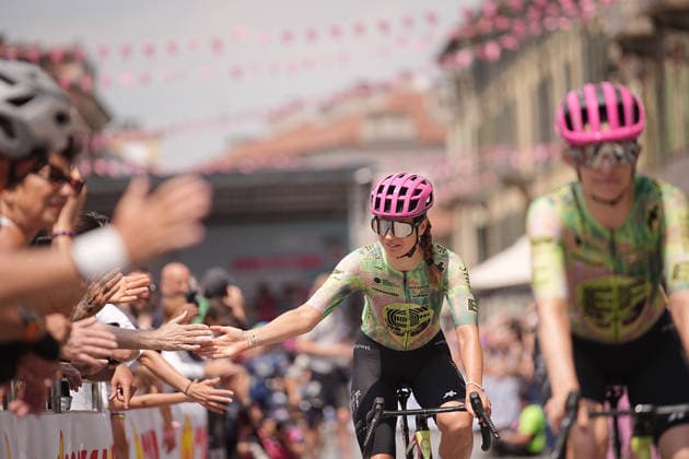 Sweden™s Stina Kagevi of EF Education - Oatly™s during Stage 9 of the Giro d™Italia Women, from Saluzzo to Saluzzo, Italy, Sunday, June 7, 2026.  Copyright: xMarcoxAlpozzi LaPressex