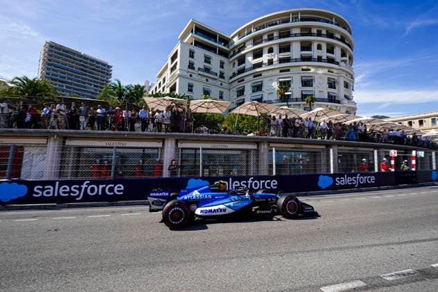 Formula 1 Grand Prix de Monaco 2026 - Round 8 - Circuit de Monaco (55) Carlos Sainz Jr (ESP) - Atlassian Williams F1 Team - Williams FW48 - Mercedes during the Saturday of Formula 1 Grand Prix de Monaco 2026 at Circuit de Monaco in Monte Carlo, Monaco. Round 8 of the 2026 FIA Formula One World Championship, WM, Weltmeisterschaft held June 5-7, 2026. The iconic Circuit de Monaco, the jewel of the Formula 1 calendar, winds through the narrow streets of Monte Carlo in the Principality of Monaco. Photo by Alessio De Marco ABACAPRESS.COM Monte Carlo Monaco Monaco  Copyright: xDexMarcoxAlessio ABACAx