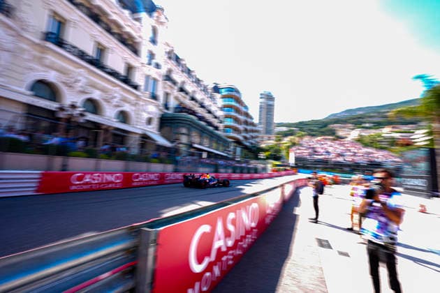 Formula 1 Grand Prix de Monaco 2026 - Round 8 - Circuit de Monaco (3) Max Verstappen (NED) - Oracle Red Bull Racing - Red Bull RB22 - Red Bull Ford during the Saturday of Formula 1 Grand Prix de Monaco 2026 at Circuit de Monaco in Monte Carlo, Monaco. Round 8 of the 2026 FIA Formula One World Championship, WM, Weltmeisterschaft held June 5-7, 2026. The iconic Circuit de Monaco, the jewel of the Formula 1 calendar, winds through the narrow streets of Monte Carlo in the Principality of Monaco. Photo by Alessio De Marco ABACAPRESS.COM Monte Carlo Monaco Monaco  Copyright: xDexMarcoxAlessio ABACAx