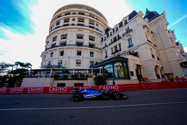 Formula 1 Grand Prix de Monaco 2026 - Round 8 - Circuit de Monaco (55) Carlos Sainz Jr (ESP) - Atlassian Williams F1 Team - Williams FW48 - Mercedes during the Saturday of Formula 1 Grand Prix de Monaco 2026 at Circuit de Monaco in Monte Carlo, Monaco. Round 8 of the 2026 FIA Formula One World Championship, WM, Weltmeisterschaft held June 5-7, 2026. The iconic Circuit de Monaco, the jewel of the Formula 1 calendar, winds through the narrow streets of Monte Carlo in the Principality of Monaco. Photo by Alessio De Marco ABACAPRESS.COM Monte Carlo Monaco Monaco  Copyright: xDexMarcoxAlessio ABACAx
