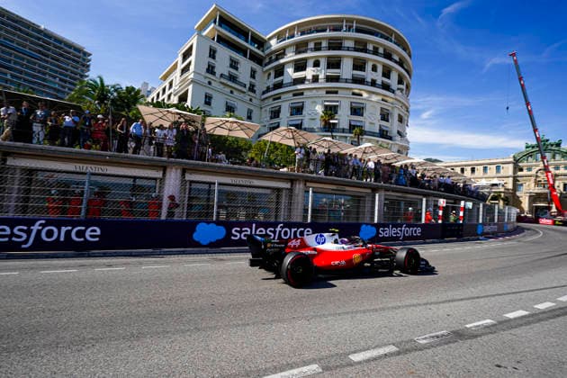 Formula 1 Grand Prix de Monaco 2026 - Round 8 - Circuit de Monaco (44) Lewis Hamilton (GBR) - Scuderia Ferrari HP - Ferrari SF-26 - Ferrari during the Saturday of Formula 1 Grand Prix de Monaco 2026 at Circuit de Monaco in Monte Carlo, Monaco. Round 8 of the 2026 FIA Formula One World Championship, WM, Weltmeisterschaft held June 5-7, 2026. The iconic Circuit de Monaco, the jewel of the Formula 1 calendar, winds through the narrow streets of Monte Carlo in the Principality of Monaco. Photo by Alessio De Marco ABACAPRESS.COM Monte Carlo Monaco Monaco  Copyright: xDexMarcoxAlessio ABACAx