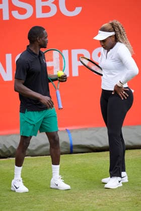HSBC Championships - Previews Serena Williams practices ahead of her return to competition at the HSBC Championships 2026 Women s tennis tournament at The Queen s Club in London, England, on June 7, 2026. London Greater London United Kingdom  Copyright: xOwenxHammondx originalFilename:hammond-thehsbcc260607_npJ36.jpg