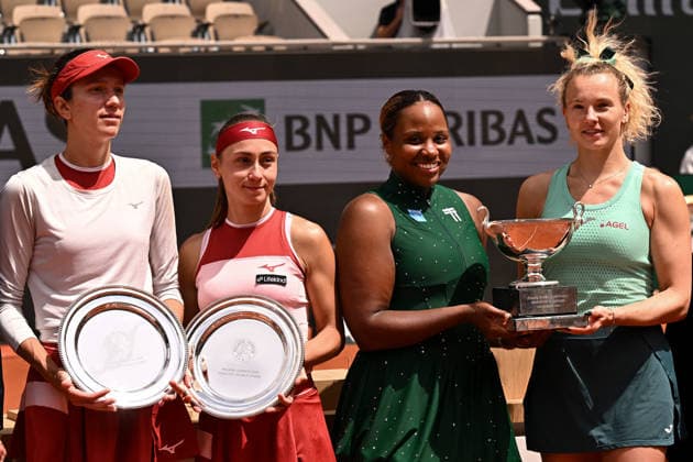 2026 Roland Garros Womans Doubles Final Katerina Siniakova (CZE) Taylor Townsend (USA) vs. Anna Danilina (KAZ) Aleksandra Krunic (SRB)