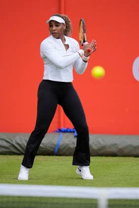 HSBC Championships - Previews Serena Williams practices ahead of her return to competition at the HSBC Championships 2026 Women s tennis tournament at The Queen s Club in London, England, on June 7, 2026. London Greater London United Kingdom  Copyright: xOwenxHammondx originalFilename:hammond-thehsbcc260607_npH7w.jpg