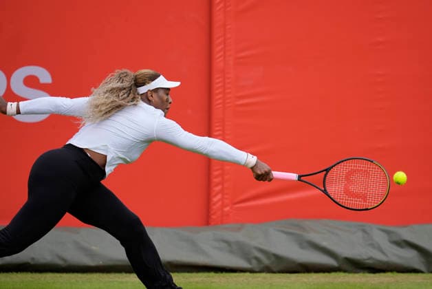 HSBC Championships - Previews Serena Williams practices ahead of her return to competition at the HSBC Championships 2026 Women s tennis tournament at The Queen s Club in London, England, on June 7, 2026. London Greater London United Kingdom  Copyright: xOwenxHammondx originalFilename:hammond-thehsbcc260607_npWo8.jpg