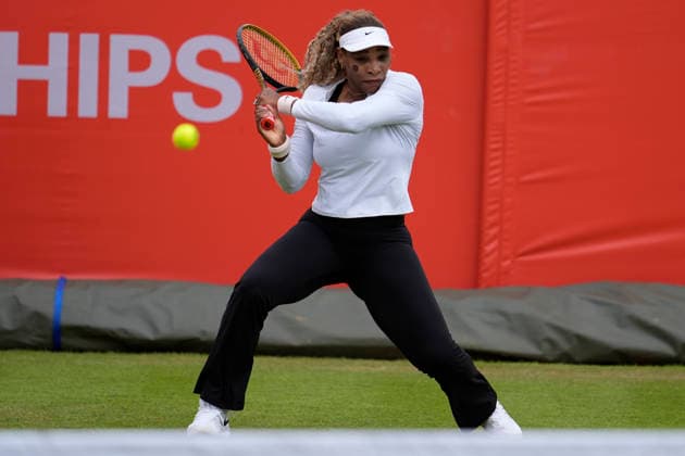 HSBC Championships - Previews Serena Williams practices ahead of her return to competition at the HSBC Championships 2026 Women s tennis tournament at The Queen s Club in London, England, on June 7, 2026. London Greater London United Kingdom  Copyright: xOwenxHammondx originalFilename:hammond-thehsbcc260607_npG8l.jpg