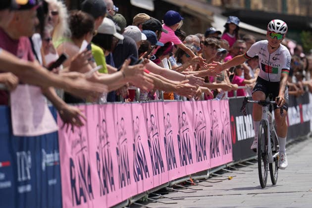 Afghanistan™s Fariba Hashimi of Vini Fantini - Bepink™s during Stage 9 of the Giro d™Italia Women, from Saluzzo to Saluzzo, Italy, Sunday, June 7, 2026.  Copyright: xDavidexSpada Lapressex