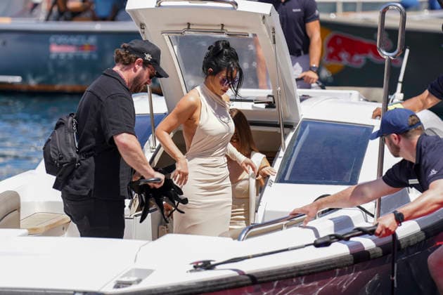FORMULA ONE MONACO GRAND PRIX 2026 Kim Kardashian arriving for race day by boat during the Formula 1 Louis Vuitton Monaco Grand Prix 2026, 6th round of the 2026 Formula 1 World Championship, WM, Weltmeisterschaft from June 5th - 7th, 2026 at the Circuit de Monaco, Monte Carlo, Monaco. Credit: Robbie Hoad Every Second Media Editorial use only. All images are copyright Every Second Media Limited. No images may be reproduced without prior permission. Copyright: xIMAGO EveryxSecondxMediax ESM-2024-0380 RobbiexHoadx xEveryxSecondxMediax