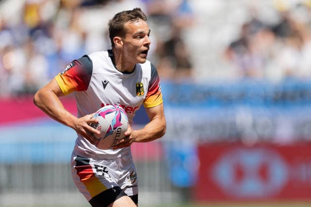 Deutschland - Argentinien, SVNS Rugby World Championship, WM, Weltmeisterschaft Cedric Eichholz (Deutschland, 54). Spiel um Platz 9 zwischen Deutschland und Argentinien. Drittes Turnier der SVNS World Championship, Siebener-Rugby WM vom 5. bis 7. Juni 2026 in Bordeaux (Frankreich). 7. Juni 2026., Bordeaux Region Nouvelle-Aquitaine Frankreich Stade Atlantique