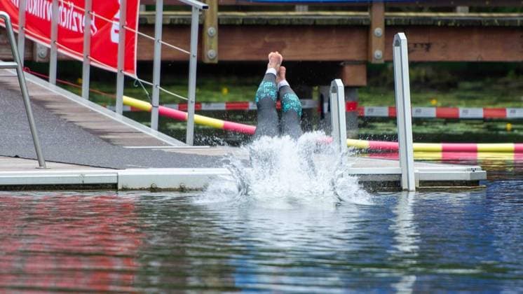 Erster Enni-Triathlon Moers ** NUR FÜR REDAKTIONELLE ZWECKE ** EDITORIAL USE ONLY **<p>, beim ersten Enni-Triathlon am Sonntag, den 07.06.2026, in Moers. Deutschland NRW Moers Copyright: ChristianxCreon