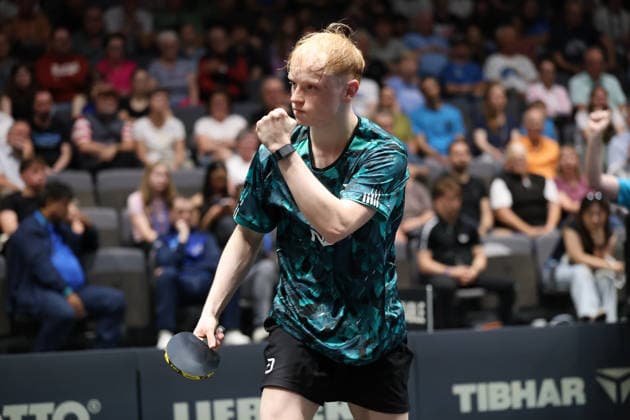 Andre Bertelsmeier GER Erfurt TT Finals 2026 Deutsche Meisterschaft, Tischtennis Messehalle Erfurt 07.06.2026. GER Erfurt TT Finals 2026 Deutsche Meisterschaft, Tischtennis Messehalle Erfurt 07.06.2026 Thueringen Deutsche Meiterschaft 06.06.2026 Erfurt