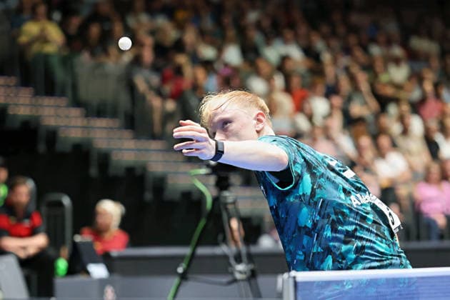 Andre Bertelsmeier GER Erfurt TT Finals 2026 Deutsche Meisterschaft, Tischtennis Messehalle Erfurt 07.06.2026. GER Erfurt TT Finals 2026 Deutsche Meisterschaft, Tischtennis Messehalle Erfurt 07.06.2026 Thueringen Deutsche Meiterschaft 06.06.2026 Erfurt