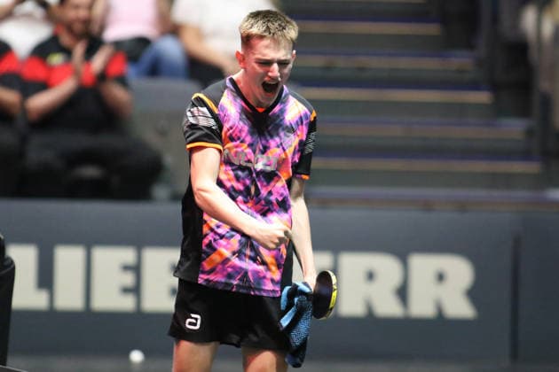 Sebastian Lenz ist Deutscher Meister GER Erfurt TT Finals 2026 Deutsche Meisterschaft, Tischtennis Messehalle Erfurt 07.06.2026. GER Erfurt TT Finals 2026 Deutsche Meisterschaft, Tischtennis Messehalle Erfurt 07.06.2026 Thueringen Deutsche Meiterschaft 06.06.2026 Erfurt