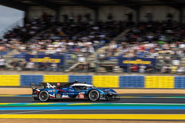 AUTOMOBILE : 24 Heures du Mans - Essais - 07 06 2026 36 Alpine Endurance Team (FRA) Alpine A424 (Hypercar) Victor Martins (FRA) Jules Gounon (FRA) FrÃ dÃ ric Makowiecki (FRA) during the test day for the 24 Hours of Le Mans, the third round of the 2026 FIA WEC Championship, at the 24 Hours of Le Mans circuit on June 7, 2026 in France. Le MansFrance  Copyright: xKristofxVermeulen MPSxAgencyx