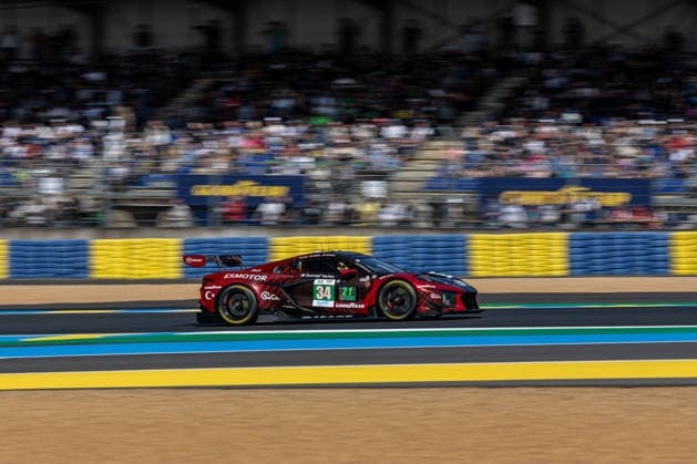 AUTOMOBILE : 24 Heures du Mans - Essais - 07 06 2026 34 Racing Team TurkeY By TF (TUR) Corvette Z06 LMGT3.R (LMGT3) Charlie Eastwood (IRL) Peter Dempsey (IRL) Salih Yoluc (TUR) during the test day for the 24 Hours of Le Mans, the third round of the 2026 FIA WEC Championship, at the 24 Hours of Le Mans circuit on June 7, 2026 in France. Le MansFrance  Copyright: xKristofxVermeulen MPSxAgencyx