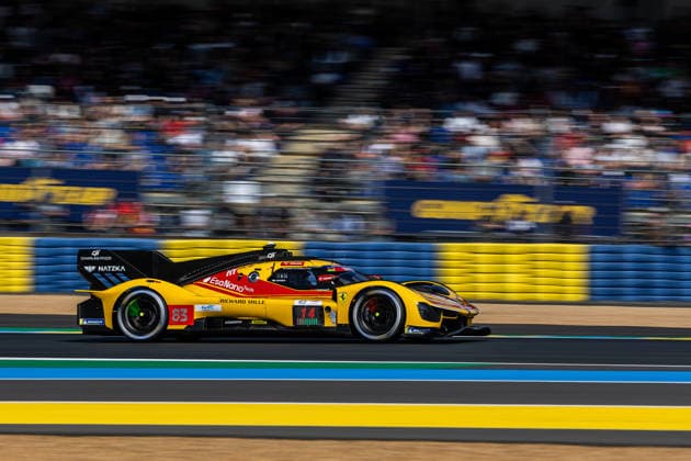 AUTOMOBILE : 24 Heures du Mans - Essais - 07 06 2026 83 AF Corse (ITA) Ferrari 499P (Hypercar) Robert Kubica (POL) Philip Hanson (GBR) Yifei Ye (CHN) during the test day for the 24 Hours of Le Mans, the third round of the 2026 FIA WEC Championship, at the 24 Hours of Le Mans circuit on June 7, 2026 in France. Le MansFrance  Copyright: xKristofxVermeulen MPSxAgencyx