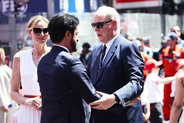 F1 - MONACO GRAND PRIX 2026 Prince Albert II of Monaco, DOMENICALI Stefano (ita), Chairman and CEO Formula One Group FOG, portrait during the Formula 1 Grand Prix de Canada 2026, 6th round of the 2026 Formula One World Championship, WM, Weltmeisterschaft from June 5 to 7, 2026 on the Circuit de Monaco, in Monte-Carlo, Monaco - Monte-CarloMonaco  Copyright: xDPPIx