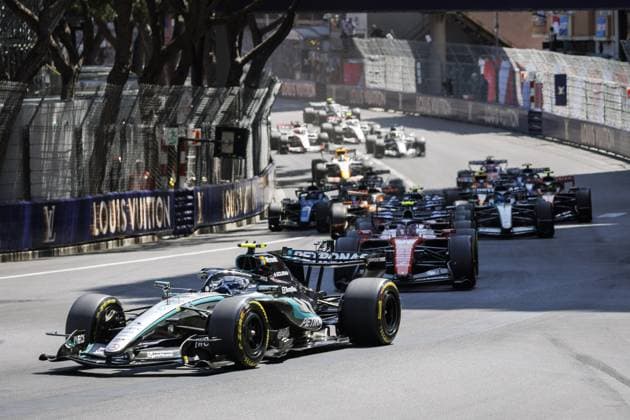 MONACO - Andrea Kimi Antonelli (Mercedes-AMG PETRONAS Formula One Team) during the Formula 1 Grand Prix at the Circuit de Monaco. SEM VAN DER WAL ANP xVIxANPxSportx xxANPxIVx 560377366 originalFilename: 560377366.jpg
