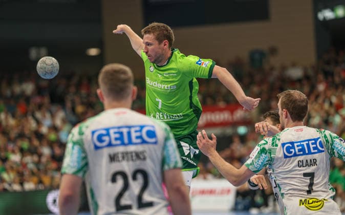GER, Wetzlar, HSG Wetzlar vs SC Magdeburg, Daikin Handball-Bundesliga, Handball, HBL, Spielzeit 2025 2026, Buderus Arena Wetzlar, 34. Spieltag im Bild: Dominik Mappes (HSG Wetzlar 7) DFB DFL REGULATIONS PROHIBIT ANY USE OF PHOTOGRAPHS AS IMAGE SEQUENCES AND OR QUASI-VIDEO, 07.06.2026