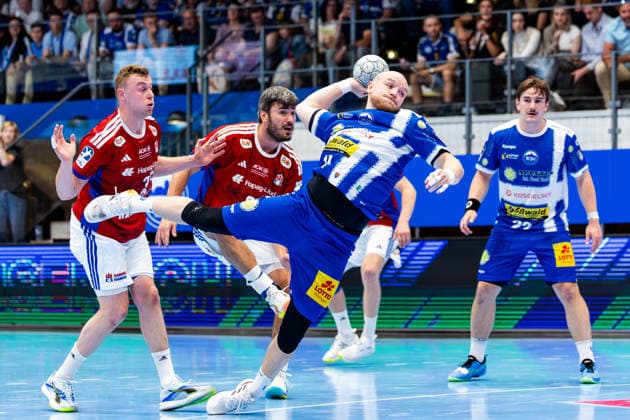 07.06.2026, GER, Handball, Maenner, Saison 25 26, Daikin 1.Bl, 34.Spieltag, ThSV Eisenach - HSV Hamburg (Handball Verein Hamburg) Peter Walz (ThSV Eisenach,14) 99817 Eisenach Werner-Assmann-Halle Am Sportp Thueringen Deutschland