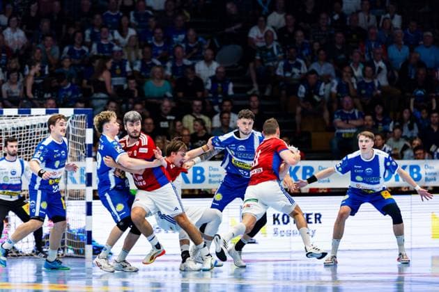 07.06.2026, GER, Handball, Maenner, Saison 25 26, Daikin 1.Bl, 34.Spieltag, ThSV Eisenach - HSV Hamburg (Handball Verein Hamburg) 99817 Eisenach Werner-Assmann-Halle Am Sportp Thueringen Deutschland