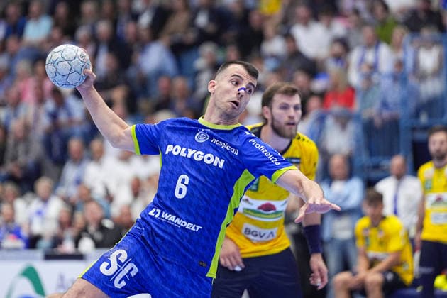 07.06.2026, xydrx, Handball, 1.HBL, VfL Gummersbach - Rhein-Neckar Löwen, Schwalbe-Arena: Milos Vujovic (VfL Gummersbach, 6)
