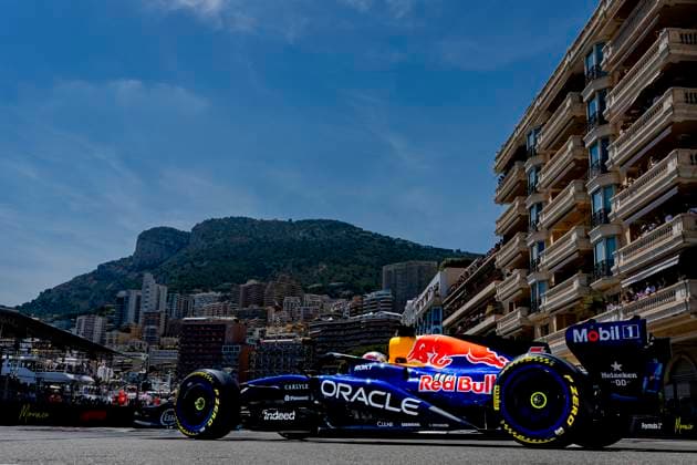 MONACO - Formula 1 driver Max Verstappen of Oracle Red Bull Racing during the Formula 1 Monaco Grand Prix on the Monaco Street Circuit on June 6, 2026 in Monaco, Monaco. (Photo by DeFodi Images) -
