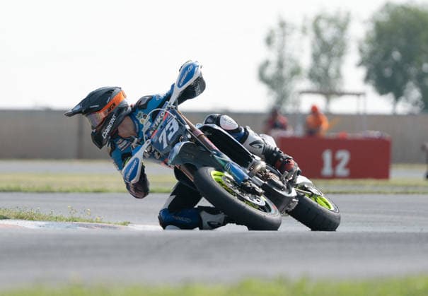 MOTORS - Supermoto - FIM Supermoto World Championship, WM, Weltmeisterschaft 2026 - Grand Prix of Piedmont Photo by IPA ABACAPRESS.COM85436477 - Rato Mattia (ITA) - TM - TVS RACING Team during FIM Supermoto World Championship 2026 - Grand Prix of Piemonte, Supermoto race in Busca, Italy, June 07 2026 Busca Italy  Copyright: xIPAxSport ABACAx