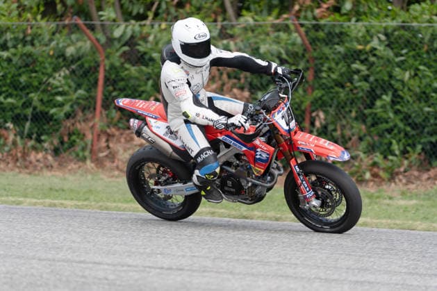 MOTORS - Supermoto - FIM Supermoto World Championship, WM, Weltmeisterschaft 2026 - Grand Prix of Piedmont Photo by IPA ABACAPRESS.COM85436458 - Morosi Alessandro (ITA) - Honda during FIM Supermoto World Championship 2026 - Grand Prix of Piemonte, Supermoto race in Busca, Italy, June 07 2026 Busca Italy  Copyright: xIPAxSport ABACAx