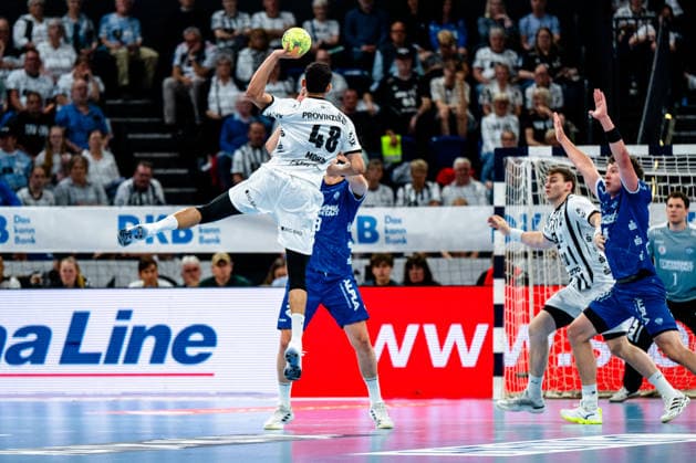 07.06.2026, xdobgx, Handball Daikin HBL, THW Kiel - TBV Lemgo Lippe v.l. Mohab Mohamed Saeed Abdelhak (Kiel, 48) beim Wurf, in action, throwing