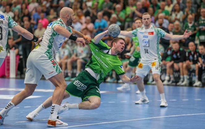 GER, Wetzlar, HSG Wetzlar vs SC Magdeburg, Daikin Handball-Bundesliga, Handball, HBL, Spielzeit 2025 2026, Buderus Arena Wetzlar, 34. Spieltag im Bild: Dominik Mappes (HSG Wetzlar 7) DFB DFL REGULATIONS PROHIBIT ANY USE OF PHOTOGRAPHS AS IMAGE SEQUENCES AND OR QUASI-VIDEO, 07.06.2026
