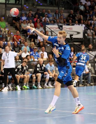 Stuttgart , Handball TVB Stuttgart VS HC Erlangen, Torben Matzken (TVB)