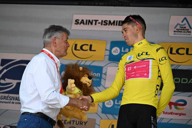 07-06-2026 Tour Auvergne - Rhone Alpes; Tappa 01 Vizille - Saint Ismier; 2026, Ef Education - Easypost; Baudin, Alex; Thevenet, Bernard; Saint Ismier; 