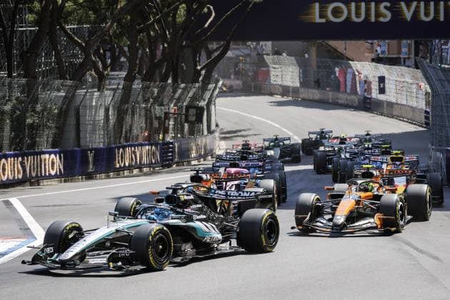 MONACO - Andrea Kimi Antonelli (Mercedes-AMG PETRONAS Formula One Team) during the Formula 1 Grand Prix at the Circuit de Monaco. SEM VAN DER WAL ANP xVIxANPxSportx xxANPxIVx 560380533 originalFilename: 560380533.jpg