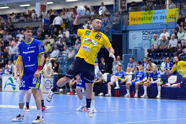 07.06.2026, xydrx, Handball, 1.HBL, VfL Gummersbach - Rhein-Neckar Löwen, Schwalbe-Arena: Jannik Kohlbacher (Rhein-Neckar Loewen, 80)