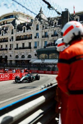 F1 - MONACO GRAND PRIX 2026 63 RUSSELL George (gbr), Mercedes AMG F1 Team W17, action during the Formula 1 Grand Prix de Canada 2026, 6th round of the 2026 Formula One World Championship, WM, Weltmeisterschaft from June 5 to 7, 2026 on the Circuit de Monaco, in Monte-Carlo, Monaco - Monte-CarloMonaco  Copyright: xDPPIx