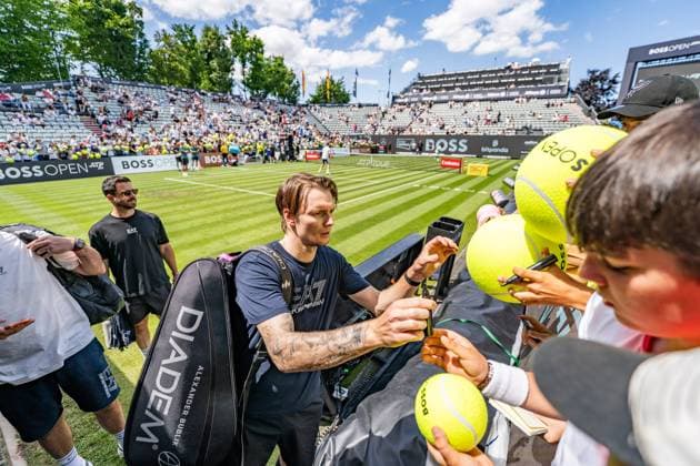 Tennis, Boss Open 2026, Stuttgart, TC Weissenhof, Alexander Bublik (KAZ) BOSS OPEN STUTTGART 2026