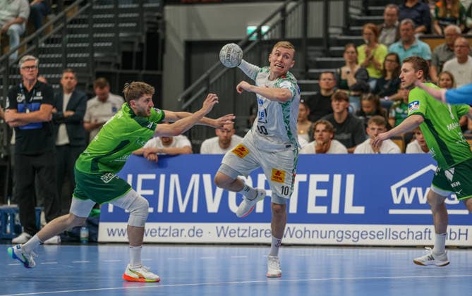 GER, Wetzlar, HSG Wetzlar vs SC Magdeburg, Daikin Handball-Bundesliga, Handball, HBL, Spielzeit 2025 2026, Buderus Arena Wetzlar, 34. Spieltag im Bild: Gisli Kristjansson (SC Magdeburg 10) DFB DFL REGULATIONS PROHIBIT ANY USE OF PHOTOGRAPHS AS IMAGE SEQUENCES AND OR QUASI-VIDEO, 07.06.2026