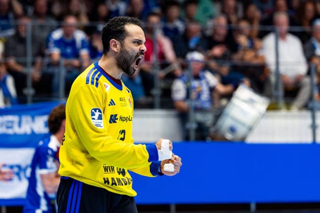 07.06.2026, GER, Handball, Maenner, Saison 25 26, Daikin 1.Bl, 34.Spieltag, ThSV Eisenach - HSV Hamburg (Handball Verein Hamburg) Mohamed Essam Moustafa El-Tayar (Handball Sport Verein Hamburg) 99817 Eisenach Werner-Assmann-Halle Am Sportp Thueringen Deutschland
