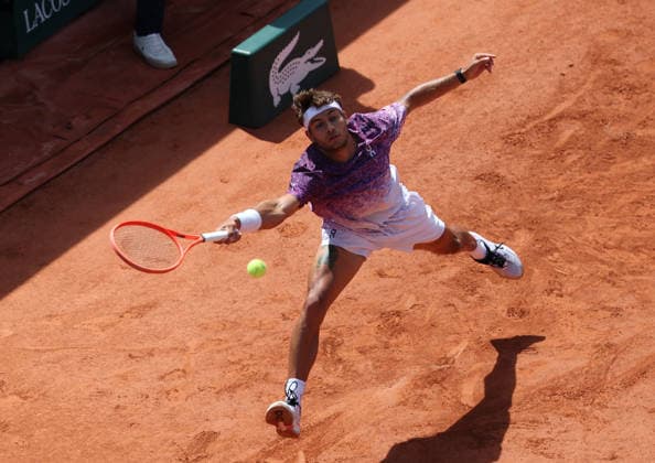 June 7, 2026, Paris, Ile De France, France: FLAVIO COBOLLI of Italy during the match against A. Zverev of Germany in the final of tennis tournament Roland Garros, Paris, France. Paris France - ZUMAc278 20260607_zsp_c278_005 Copyright: xMarcinxCholewinskix